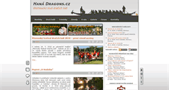 Desktop Screenshot of hanadragons.cz